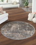 Conceptum Notta 1107 Alfombra de 100 cm Gris y Beige